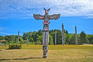 Totem Poles in Alert Bay