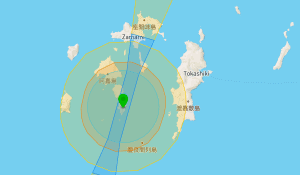 Drone map in Kerama Islands