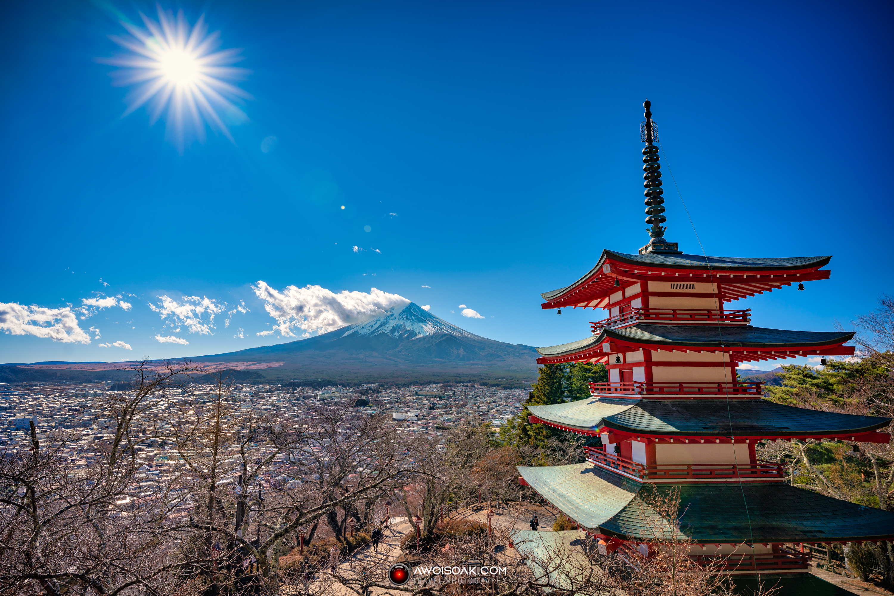 Mount Fuji from Chureito Pagoda